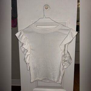 Zara white top